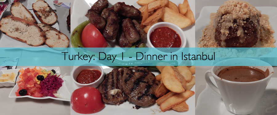 Turkey Day 1 - Dinner In Istanbul